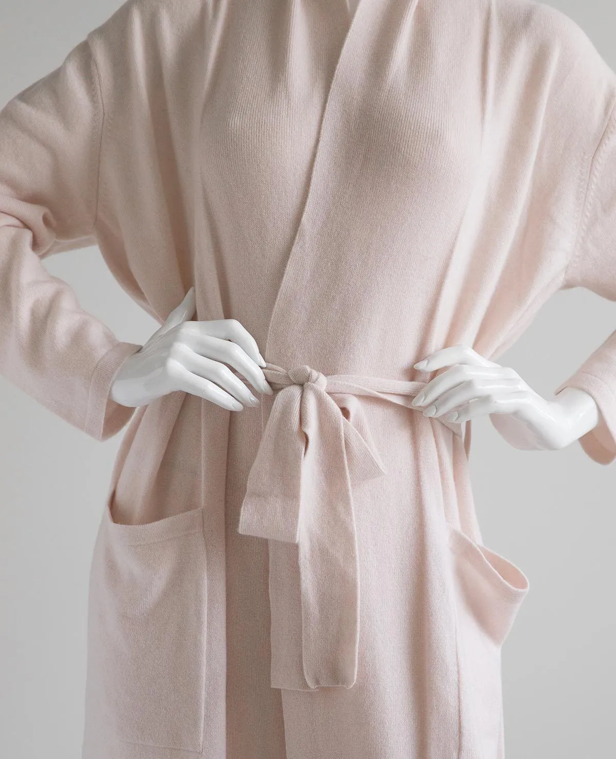 Cashmere Robe Pink Champagne