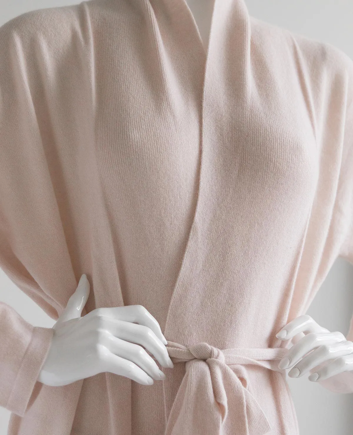 Cashmere Robe Pink Champagne