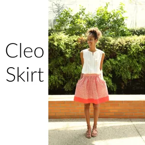 Cleo Skirt pattern Made by Rae