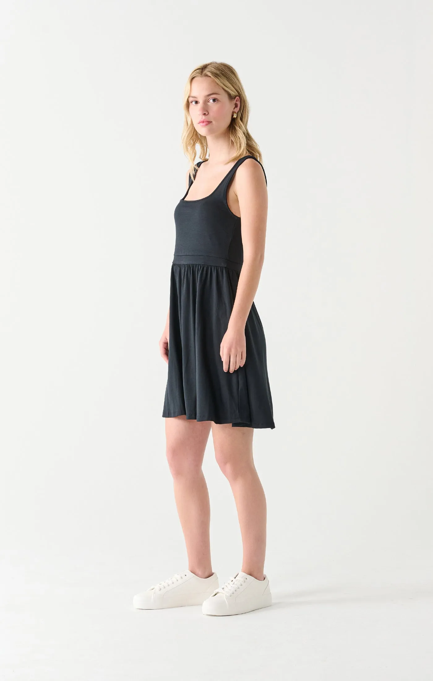 Dex Square Neck Mini Dress