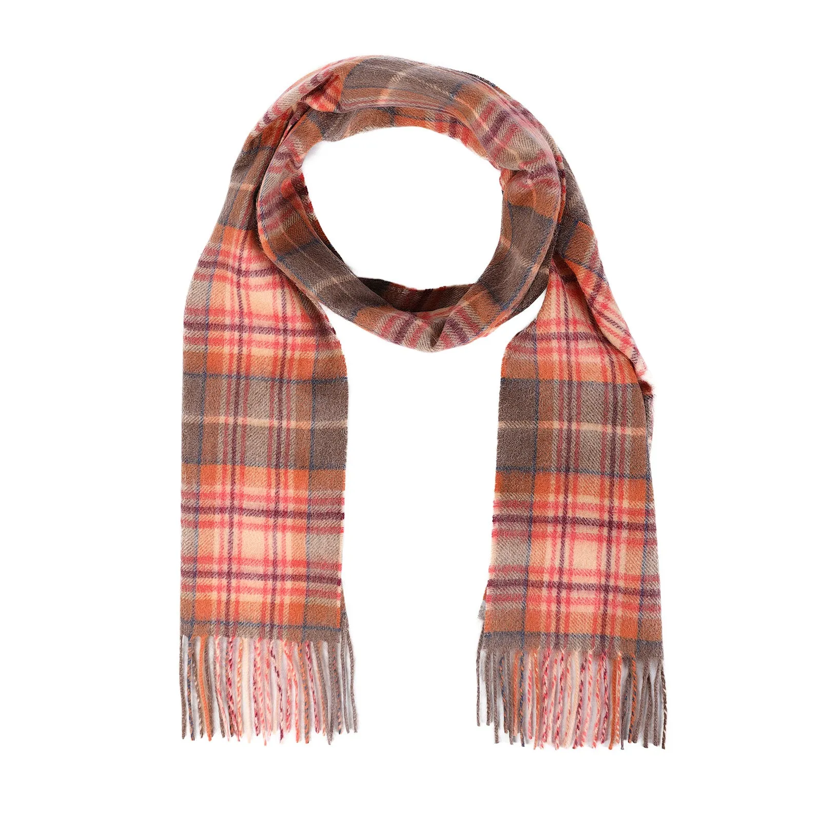 Edinburgh Cashmere Scarf Mackellar Ginger