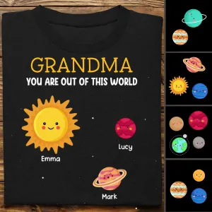 Family - You Are Out Of This World - Personalized T-shirt