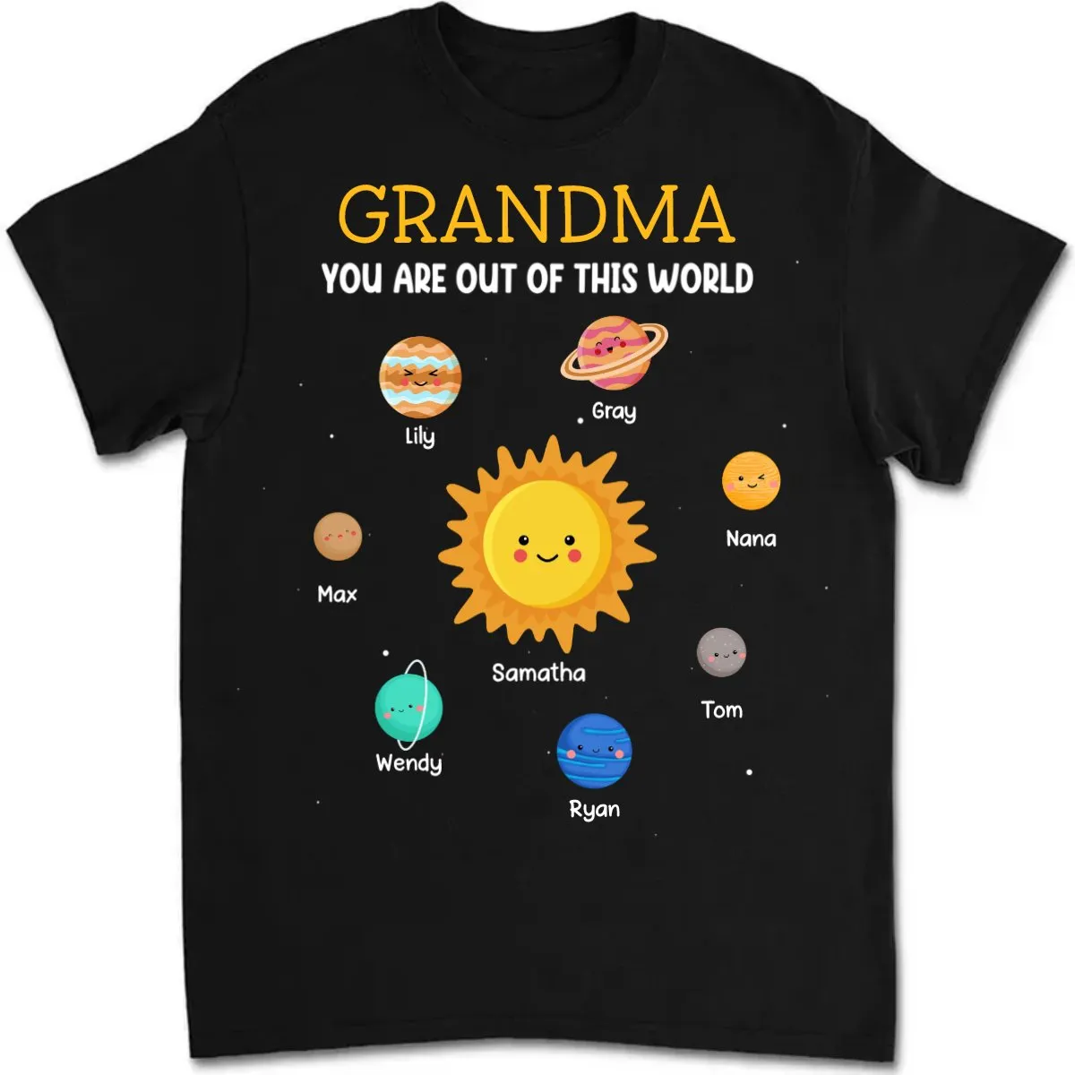 Family - You Are Out Of This World - Personalized T-shirt