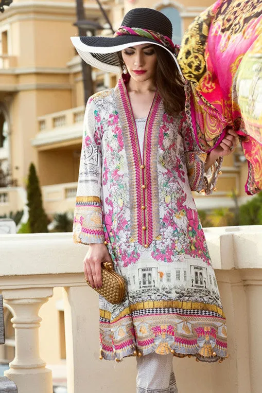 Farah Talib Aziz Spring/Summer Lawn 2017 – Monte Carlo Monochrome 6A