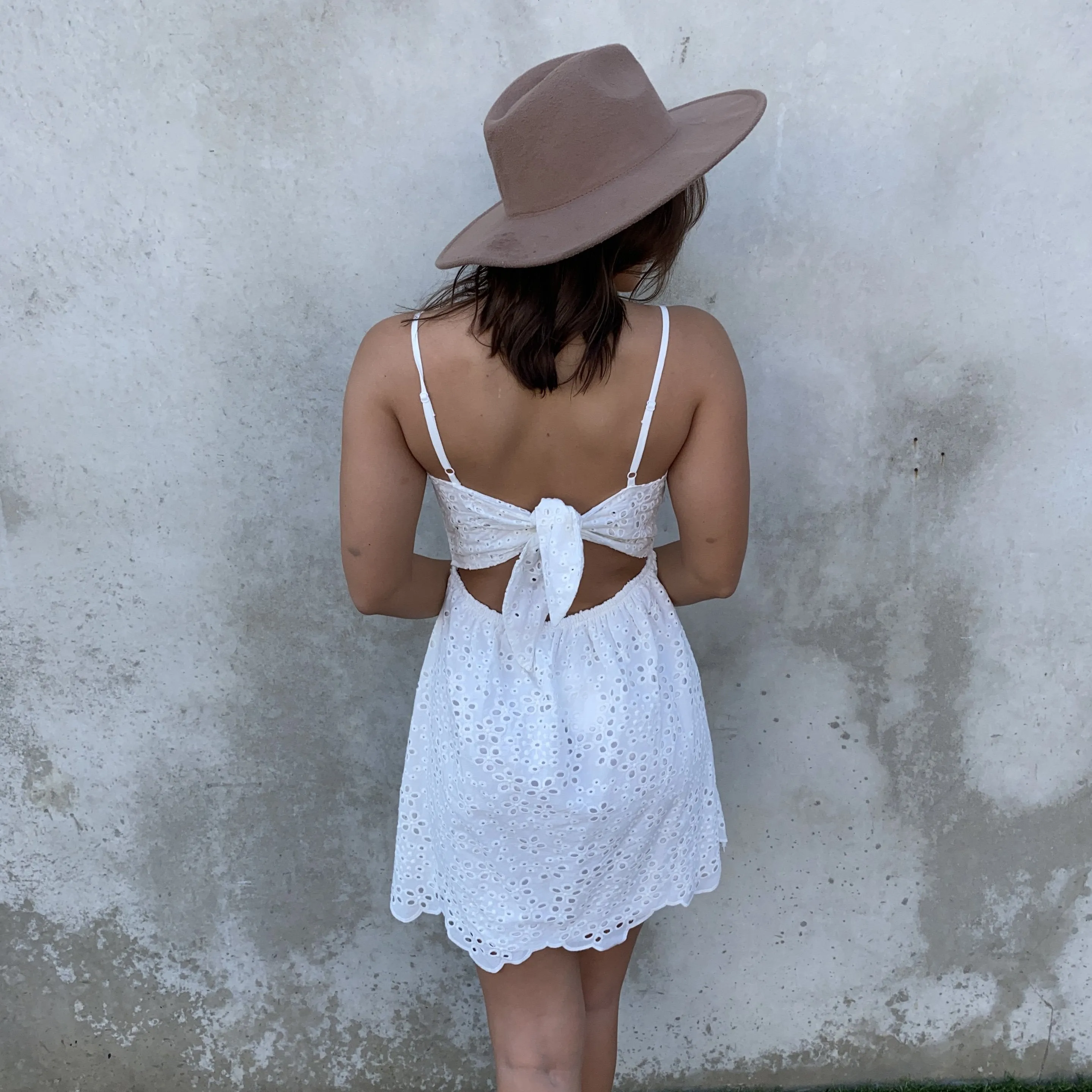 Field Of Dreams White Eyelet Dress