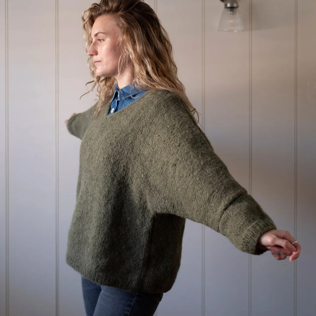 Leah V Neck Wool Jumper