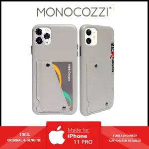 Monocozzi Exquisite Genuine Leather for iPhone 11 Pro - Grey (Barcode: 4895199105690 )