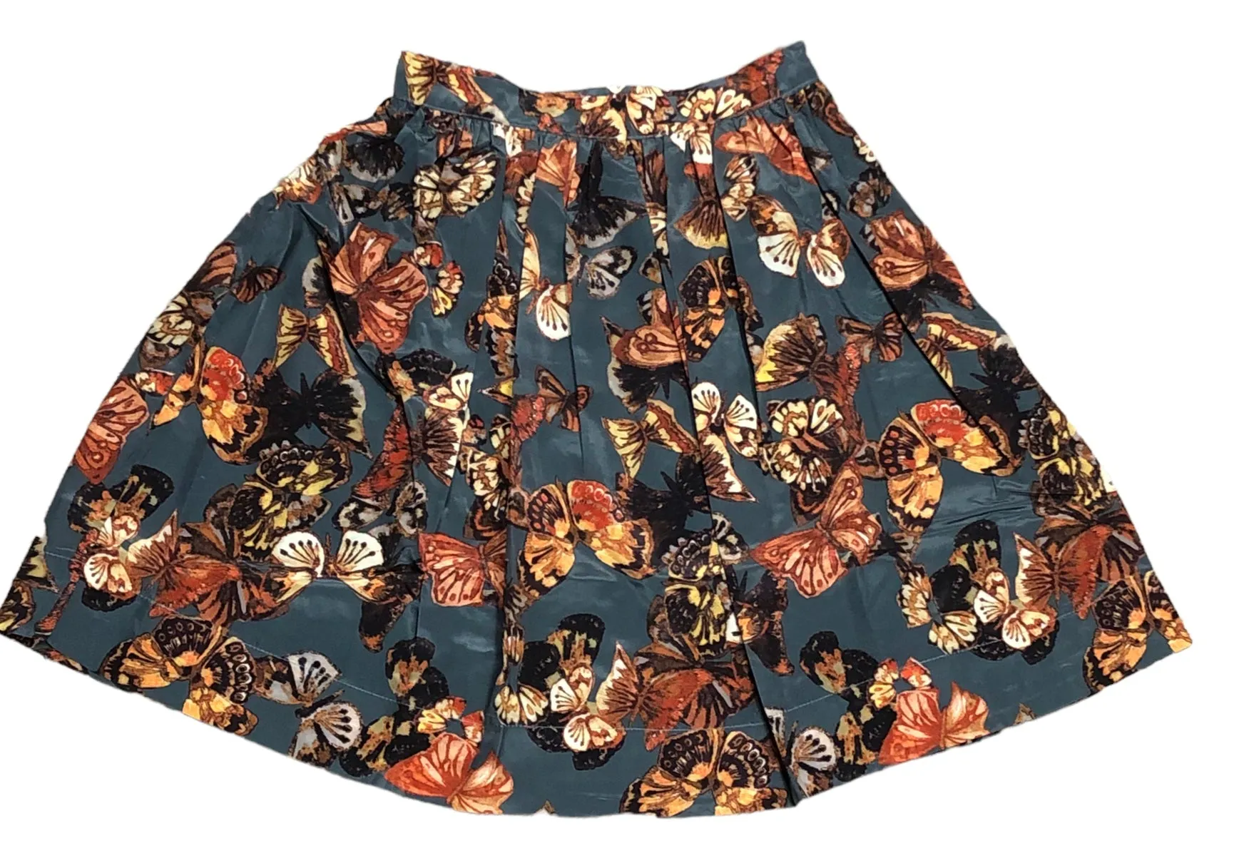 PL Grey/Orange Butterfly Skirt