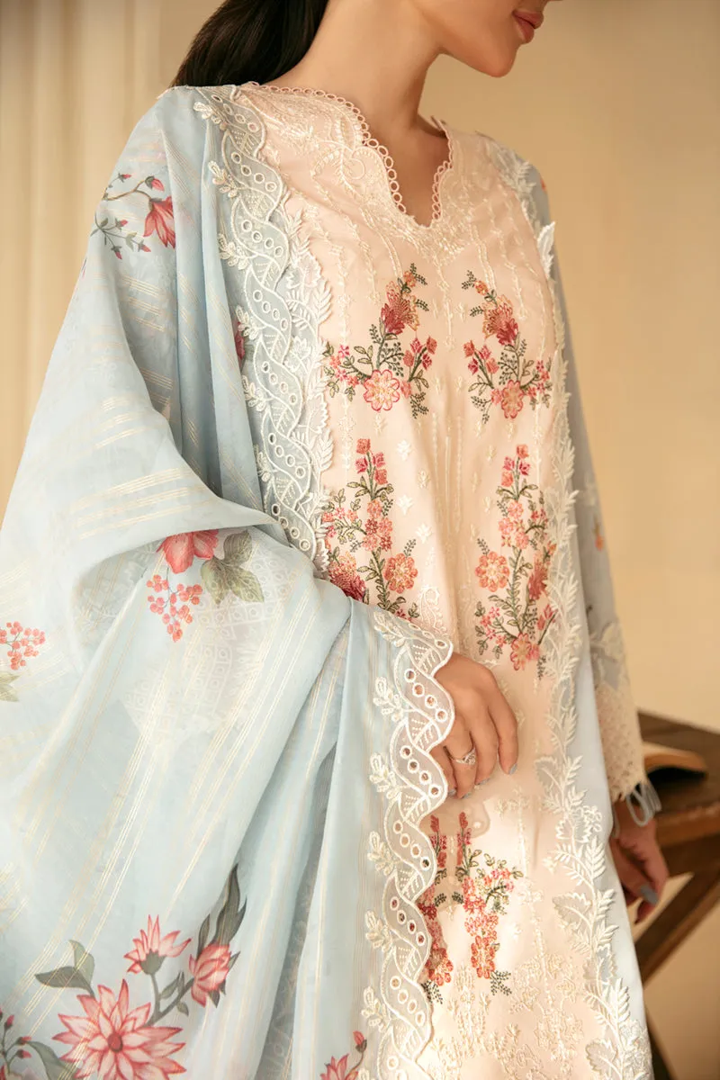 Qalamkar Qlinekari Chikankari Lawn – SQ-15  NEYLAN