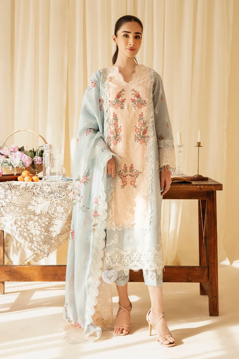 Qalamkar Qlinekari Chikankari Lawn – SQ-15  NEYLAN