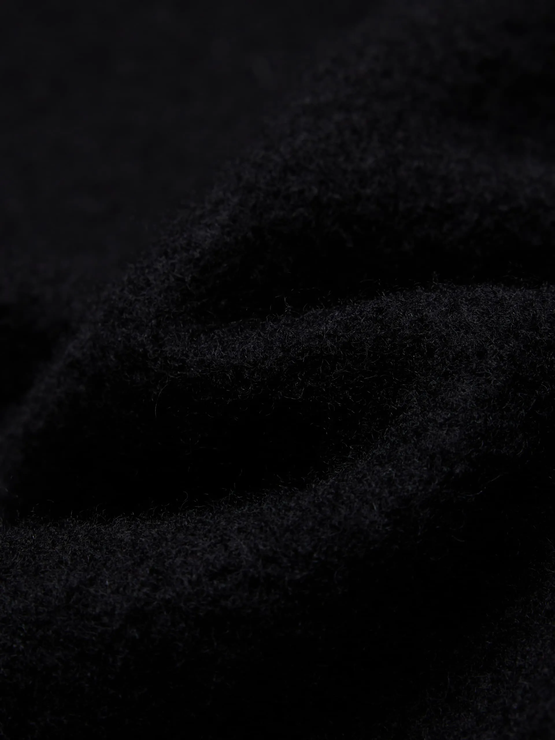V-neck Wool Mini Dress