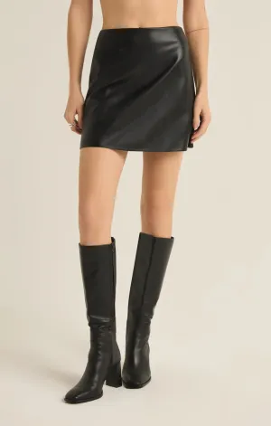 Z Supply Ciera Leather Skirt